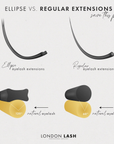 Matt Flat Lashes (Ellipse/Cashmere)
