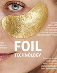 Anti-Aging Eye Patches with Gold & Peptides