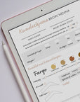 Kundeskjemaer komplett digital pakke - Lash Look