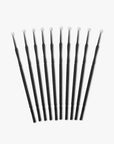 Mikro pinner hvite/svarte 100 stk. - Lash Look