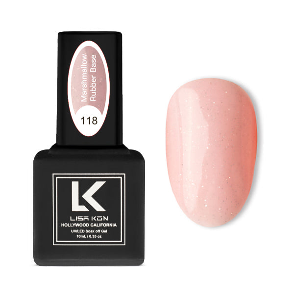 Marshmallow Rubber Base 118 - Light Pink Shimmer