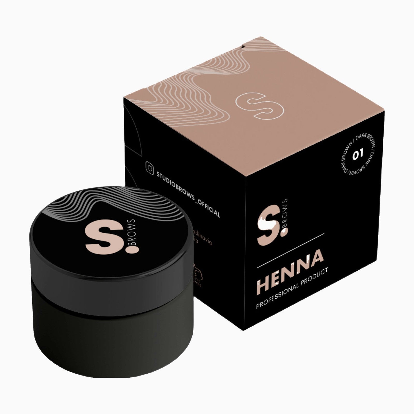 Studio Brows Henna single farger
