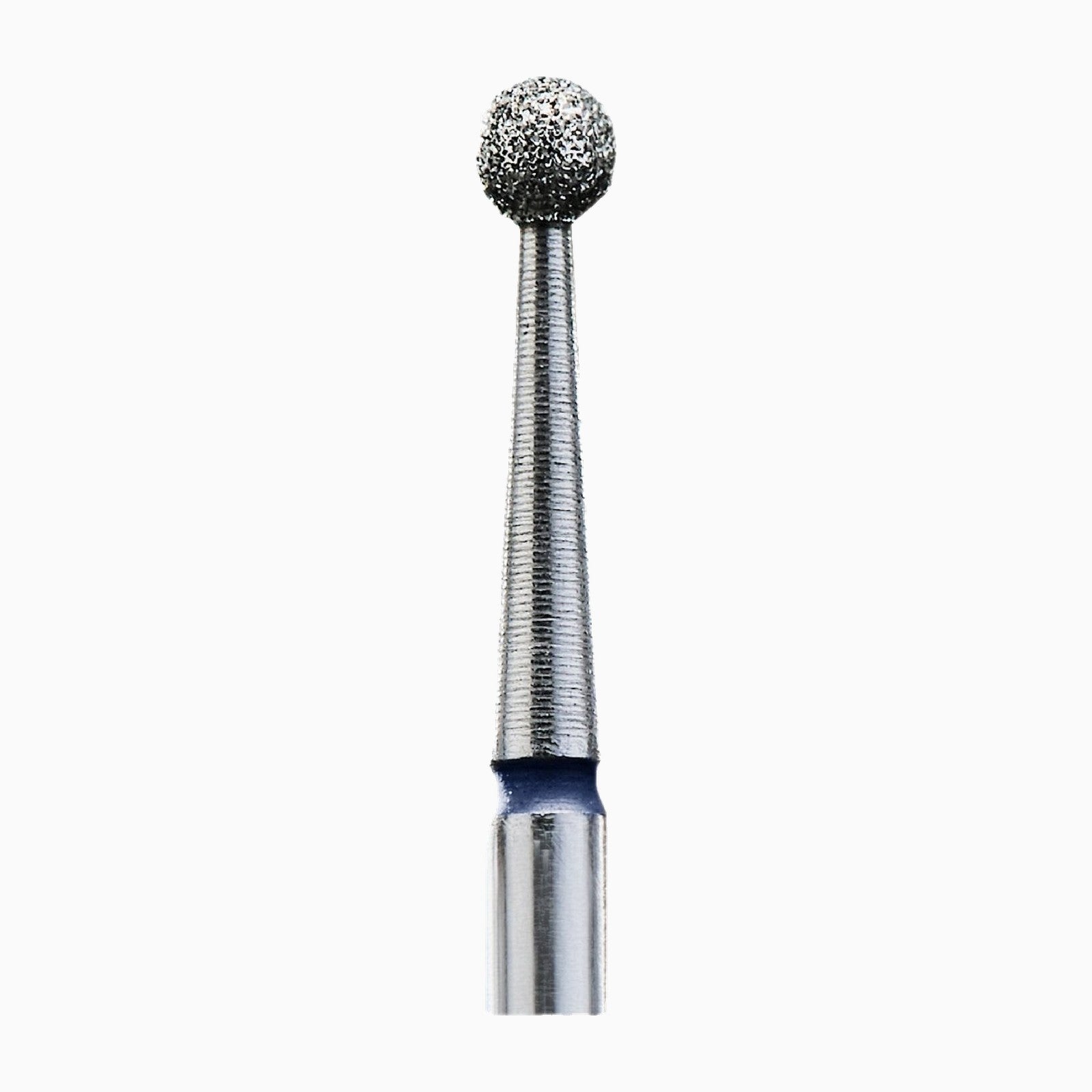 Diamond nail drill bit "ball" blue, head diameter 3 mm