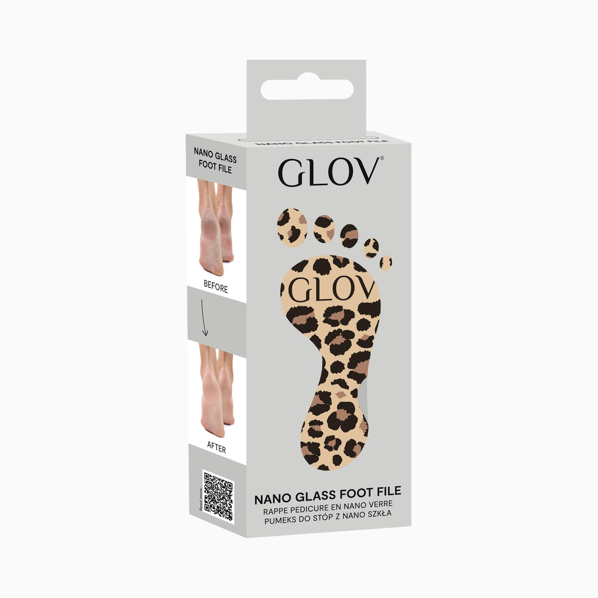 3D Nano Glass Foot File - Glassfotfil - Leopard