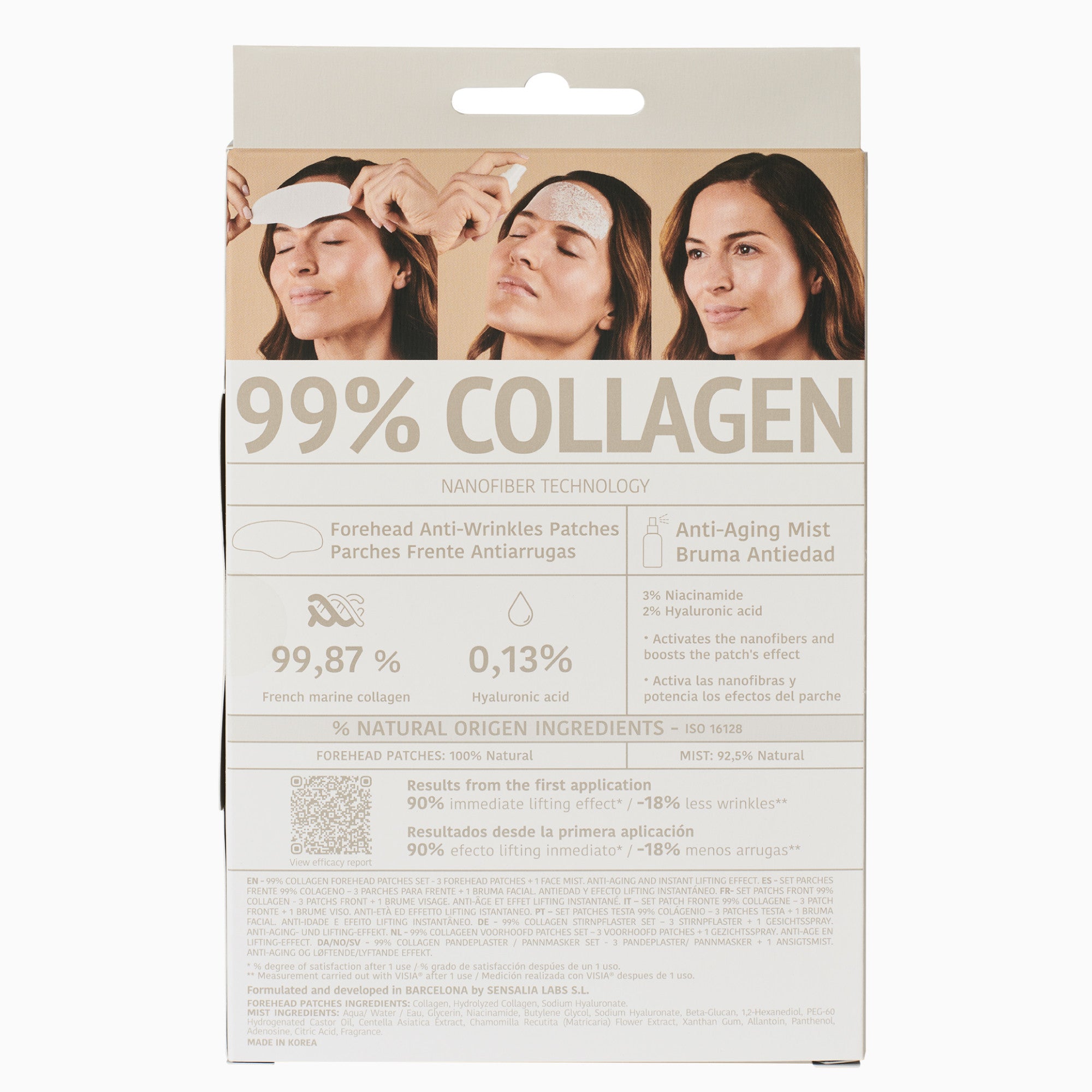 99% Collagen Forehead Patches