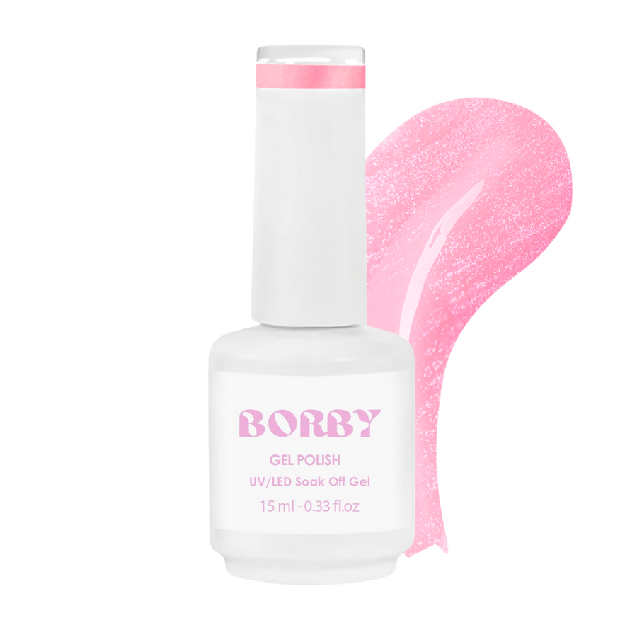 Borby Gel Polish - Silver pink