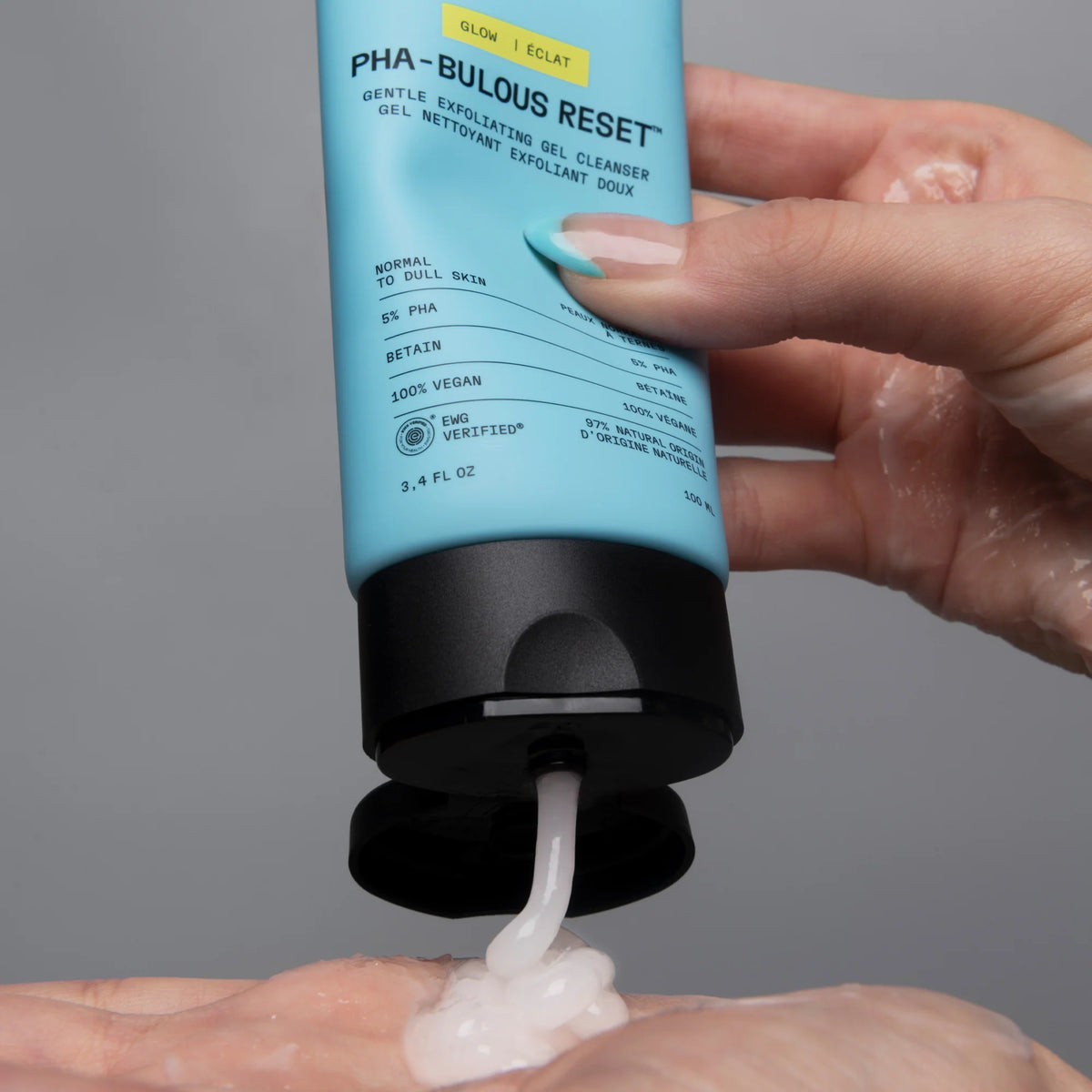 Gentle exfoliating cleanser