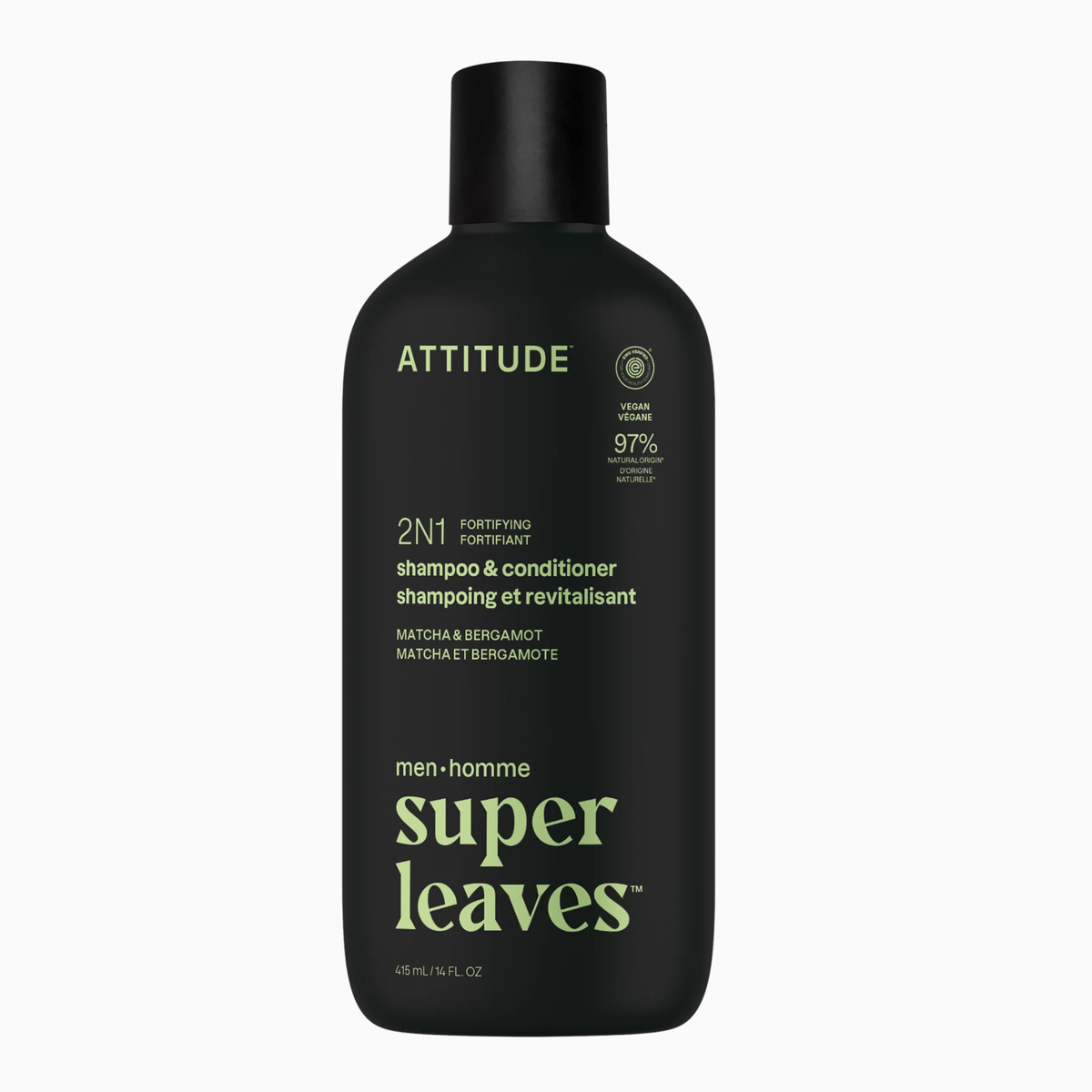 2in1 Men Shampoo &amp; Conditioner fortifying - Matcha &amp; Bergamot