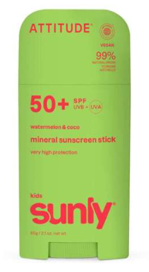 Kids Sunscreen Stick 50 SPF - Watermelon &amp; Coco