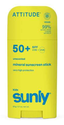 Kids Mineral Sunscreen Stick 50 SPF - Unscented