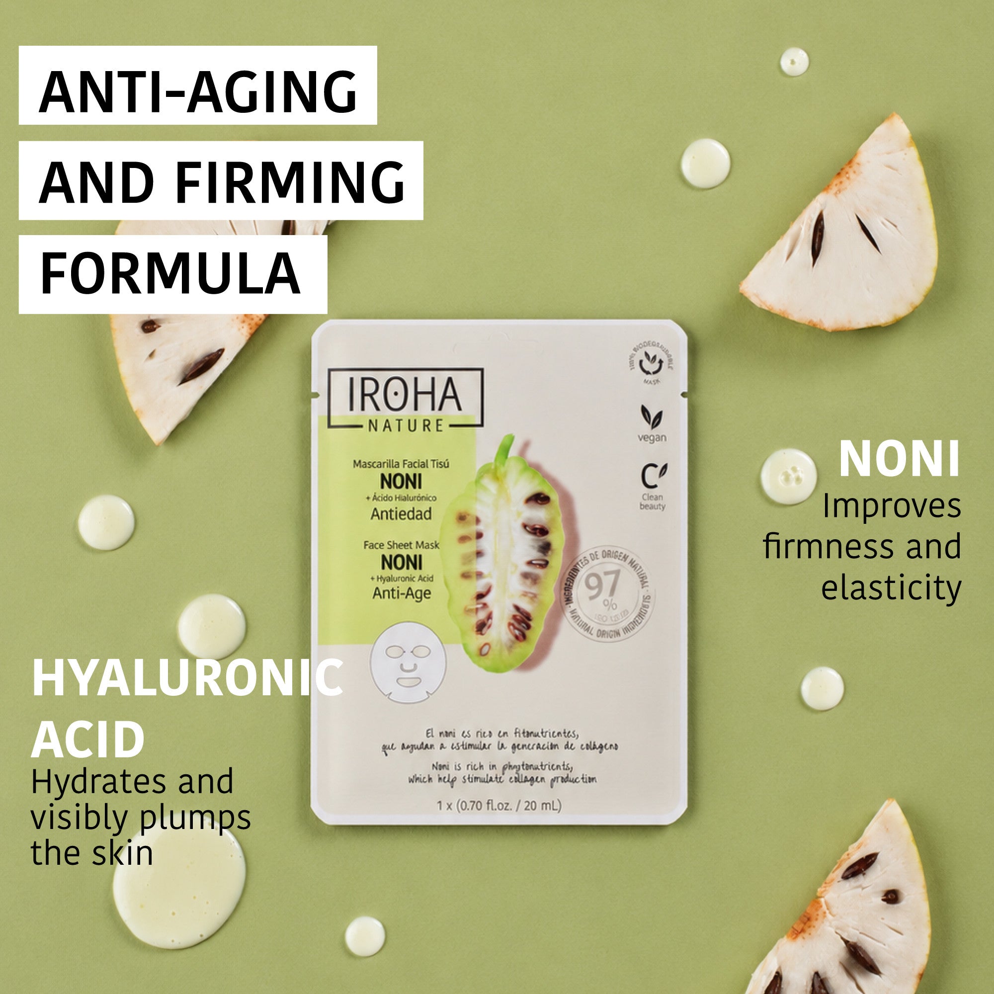 Anti-Age Noni Face Sheet Mask