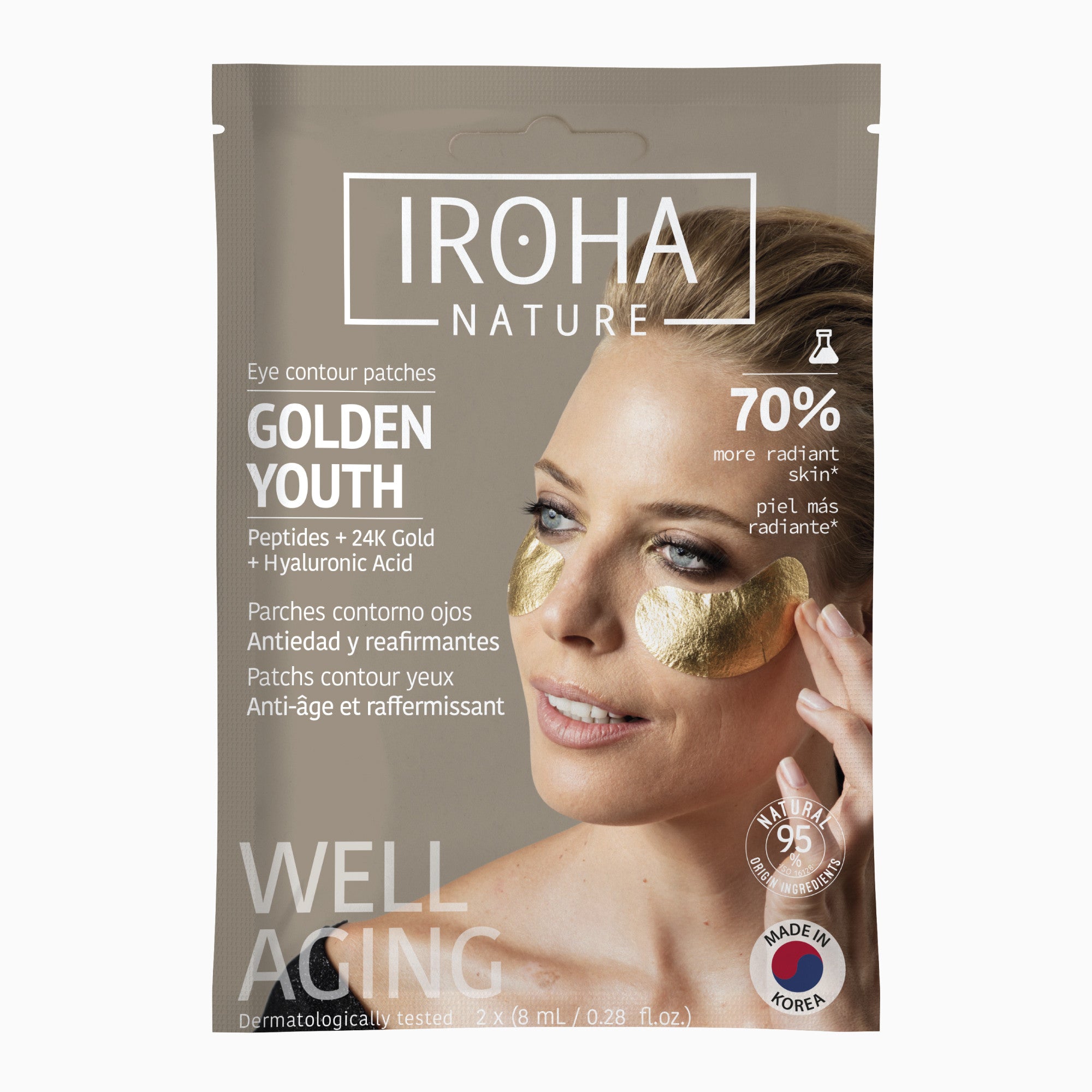 Anti-Aging Eye Patches with Gold &amp; Peptides
