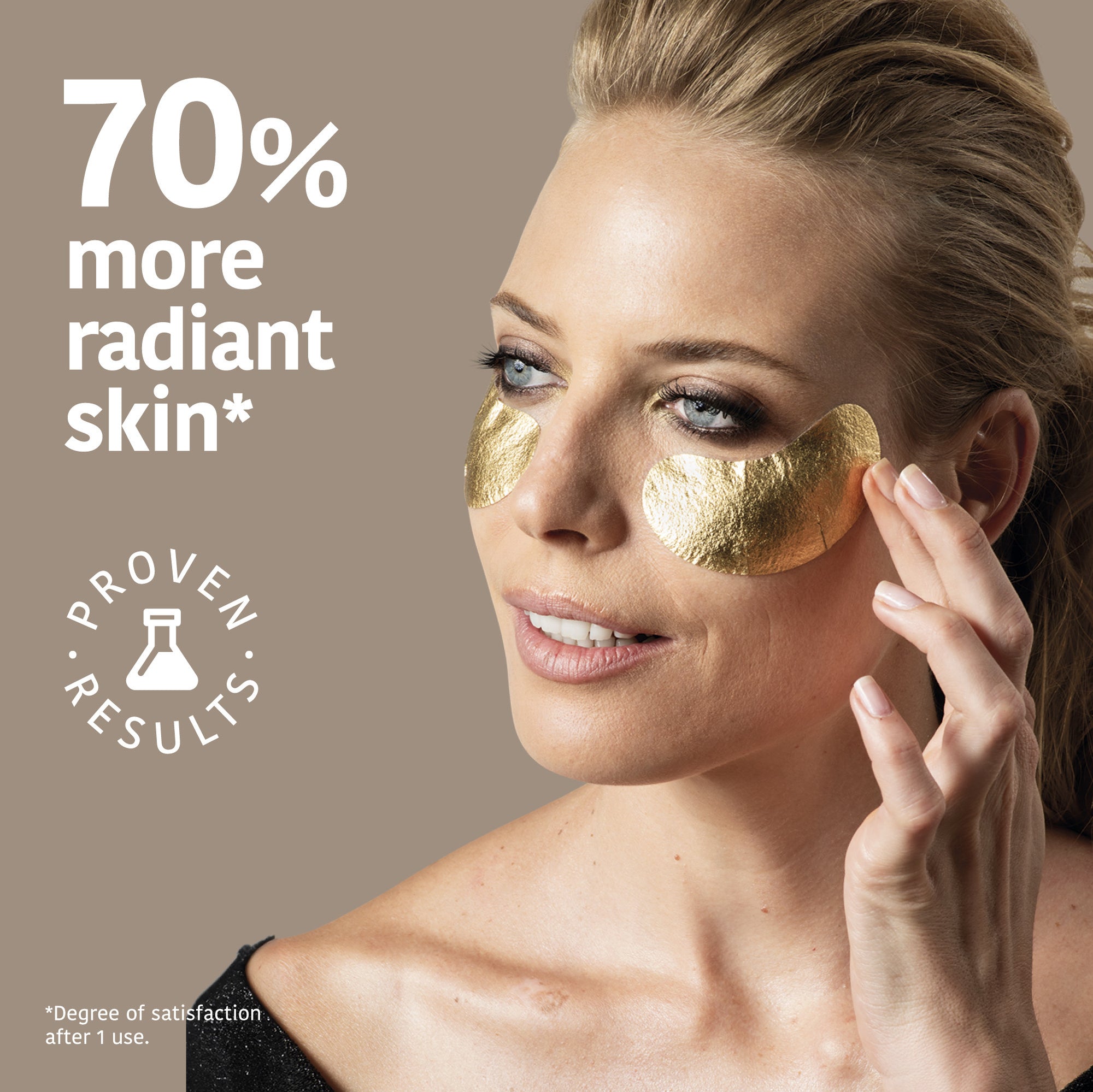 Anti-Aging Eye Patches with Gold &amp; Peptides
