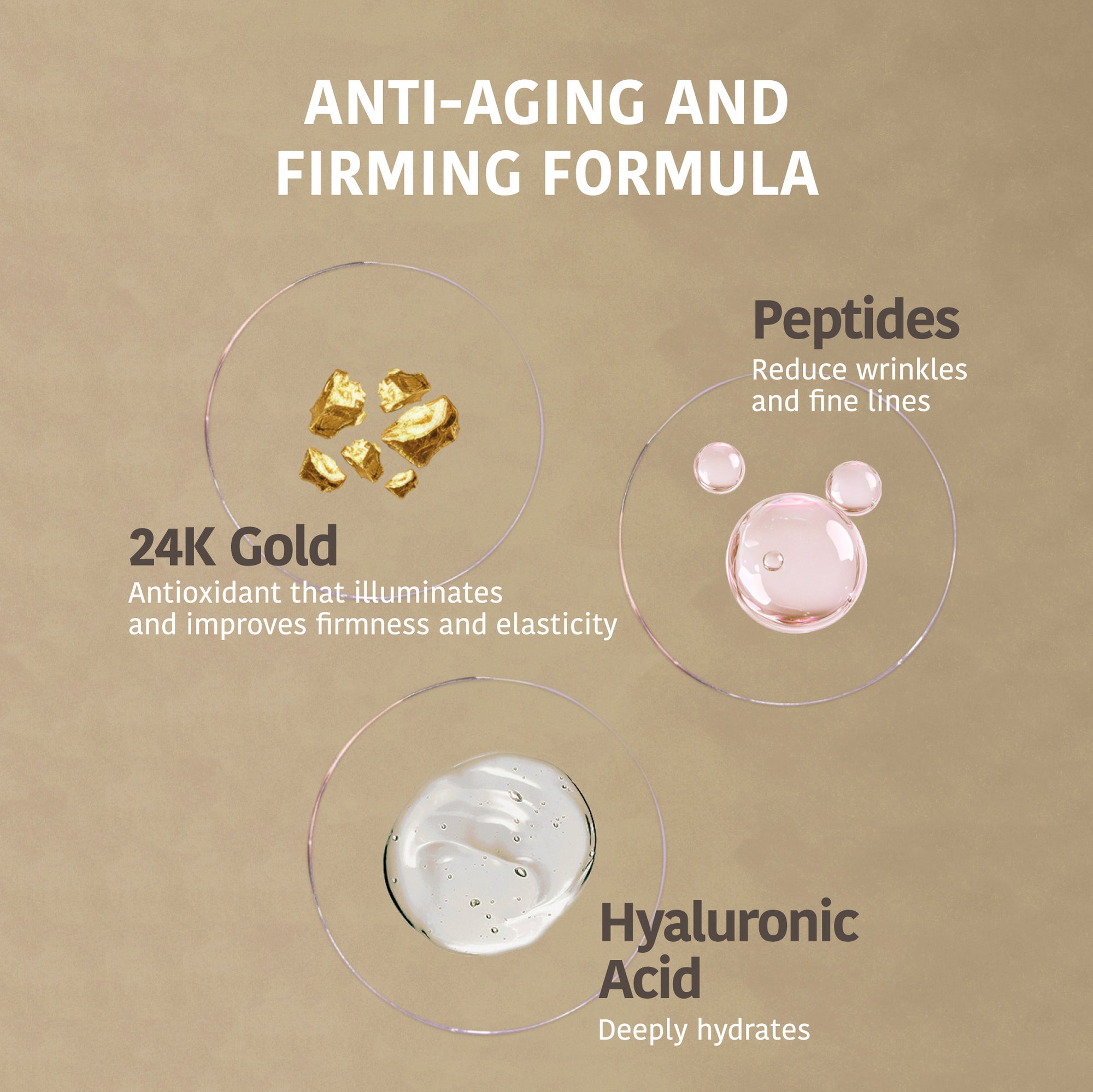 Anti-Aging Eye Patches with Gold &amp; Peptides