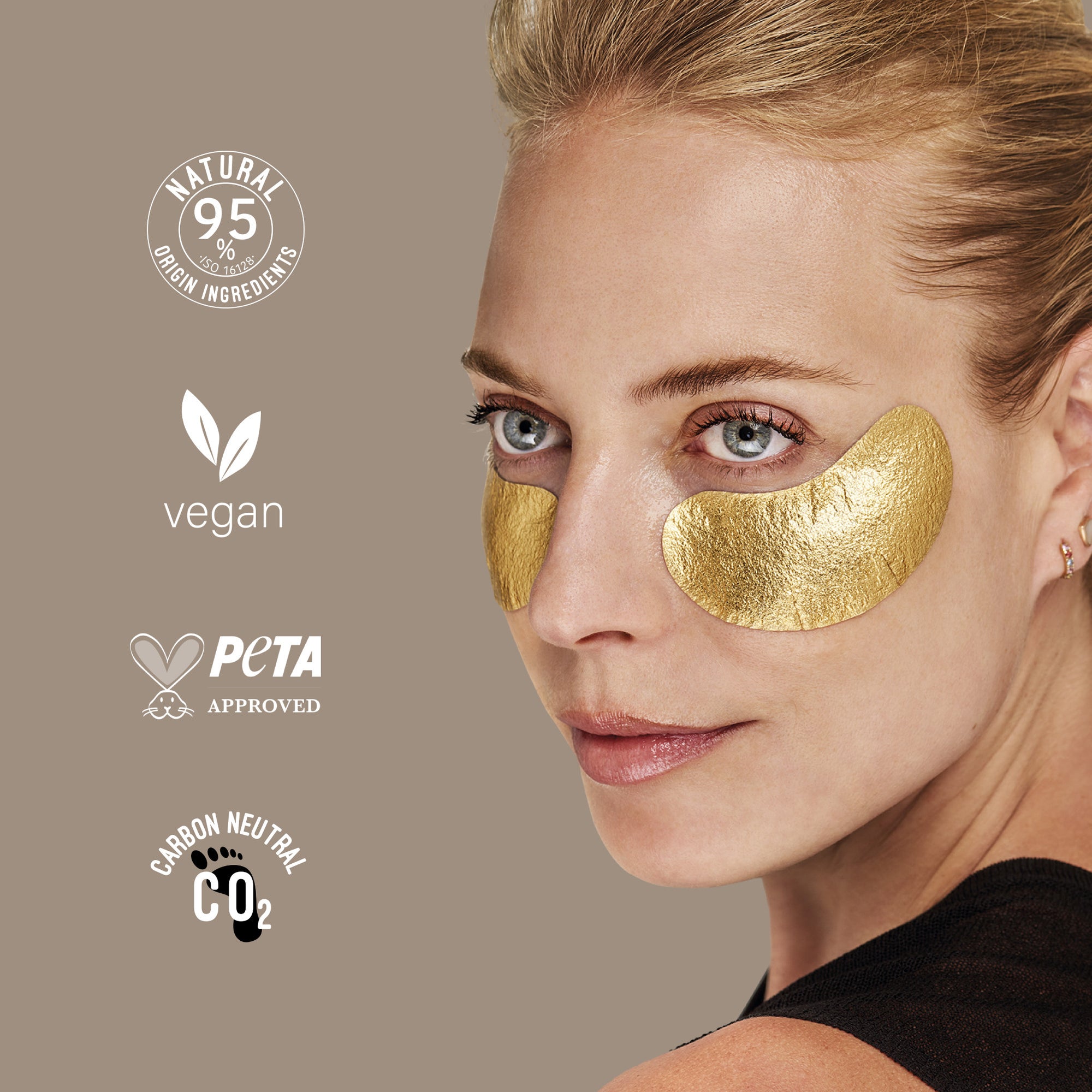 Anti-Aging Eye Patches with Gold &amp; Peptides