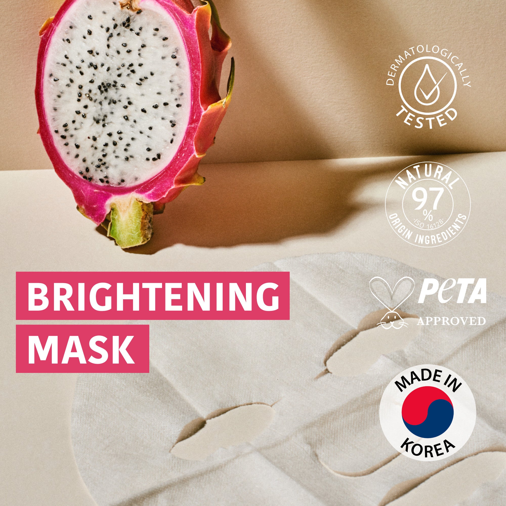 Brightening Dragon Fruit Face Sheet Mask