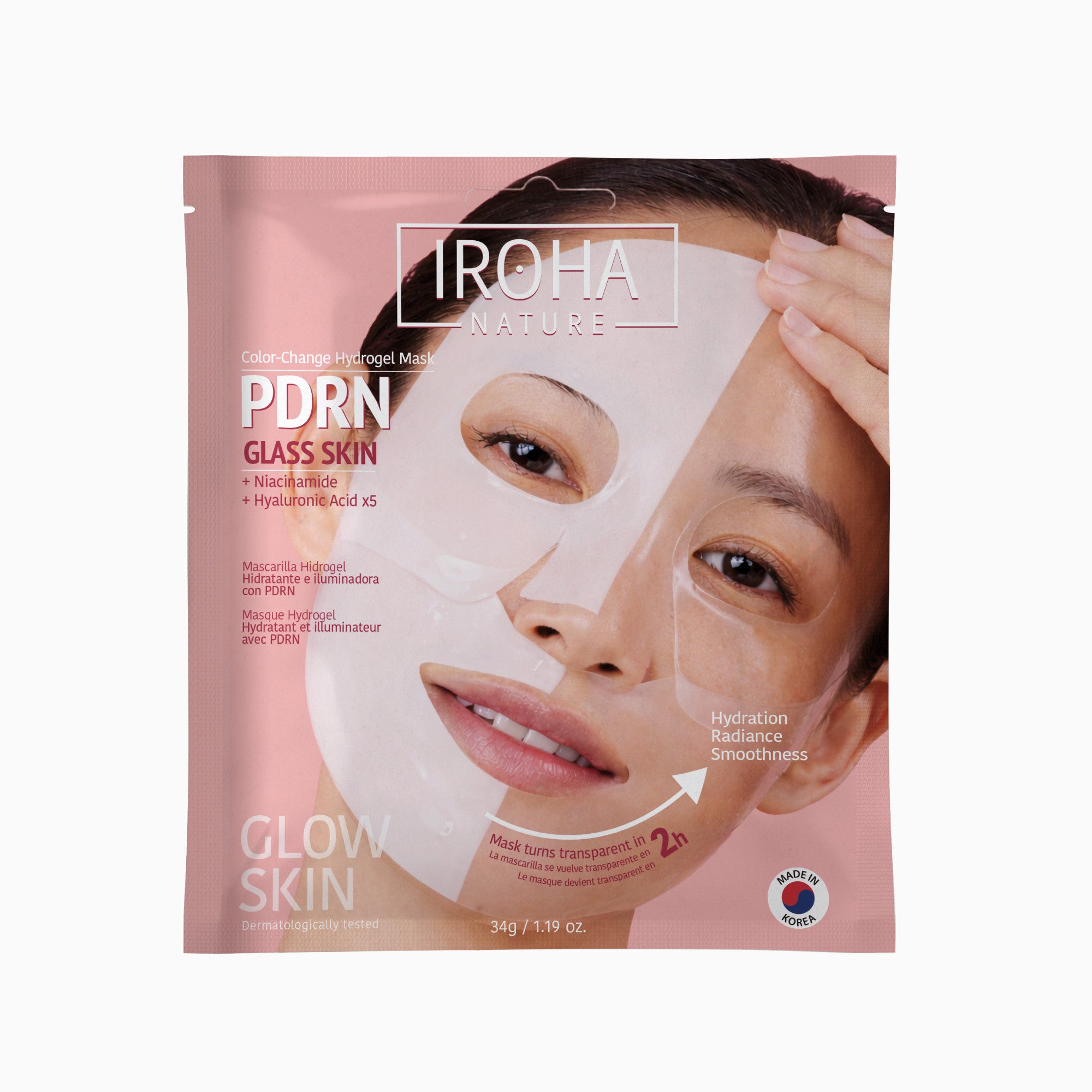 Glass Skin Hydrogel Brightening Mask with PDRN
