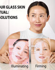 Glass Skin Hydrogel Brightening Mask with PDRN