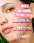 Global Anti-Age Face Sheet Mask with Rosehip