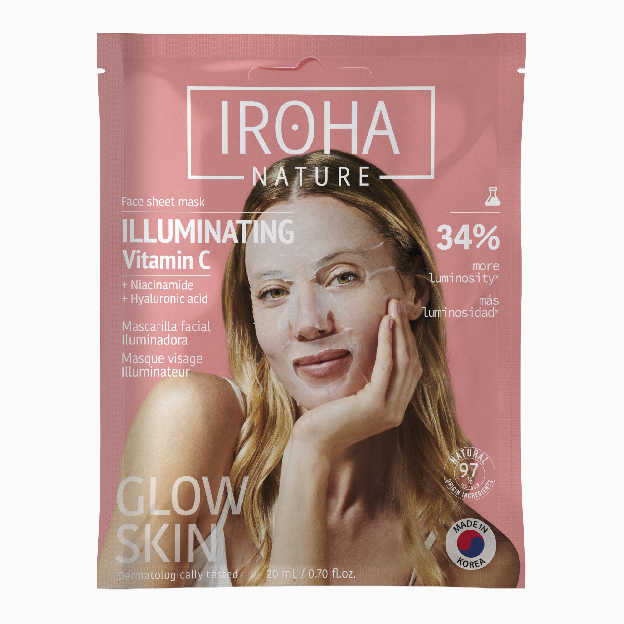 Illuminating Face Sheet Mask with Vitamin C