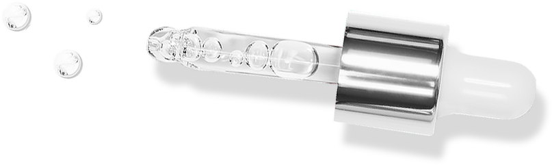 Pipette med Lash Filler-serum og dråper, frilagt