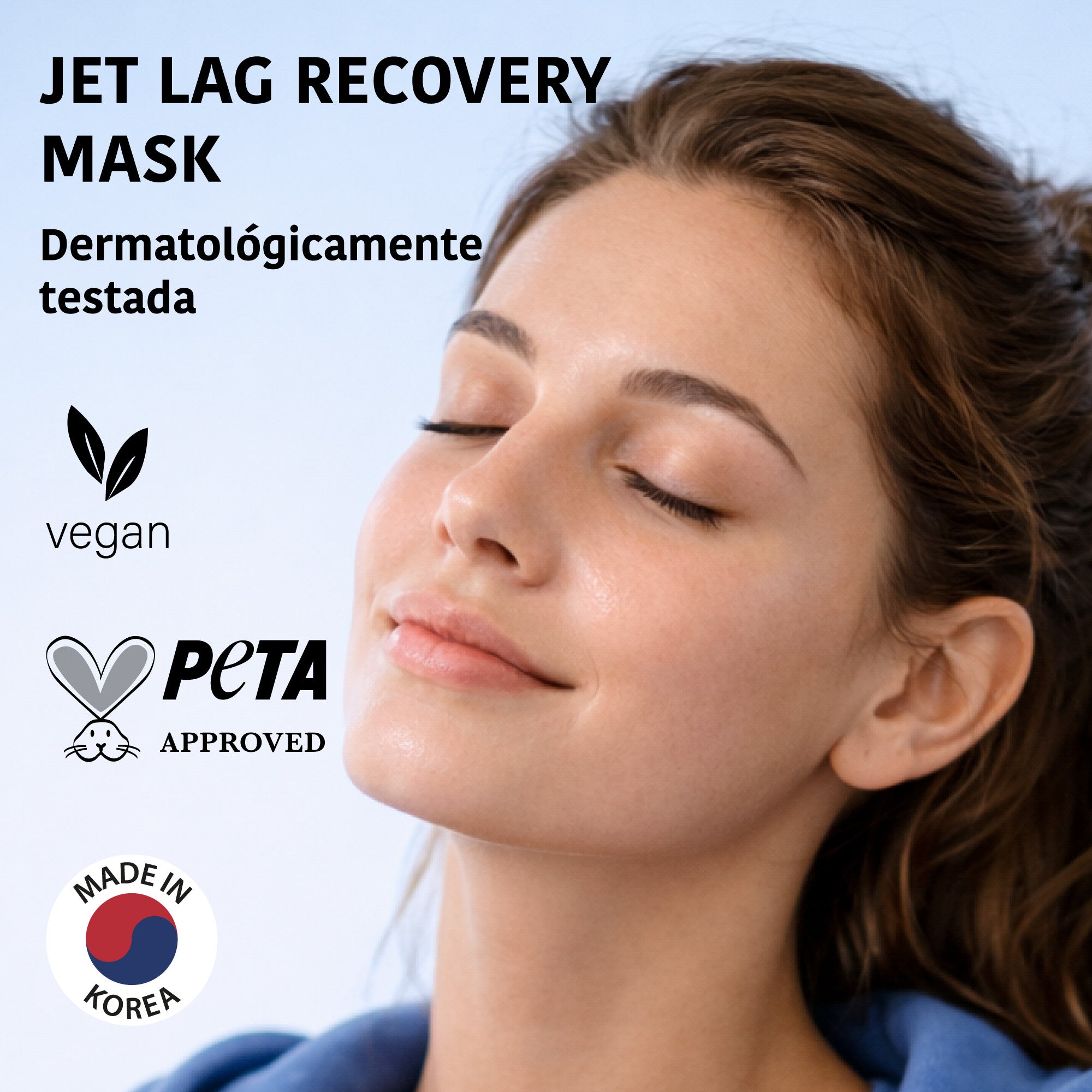 JET LAG RECOVERY Anti-fatigue Mask with CICA