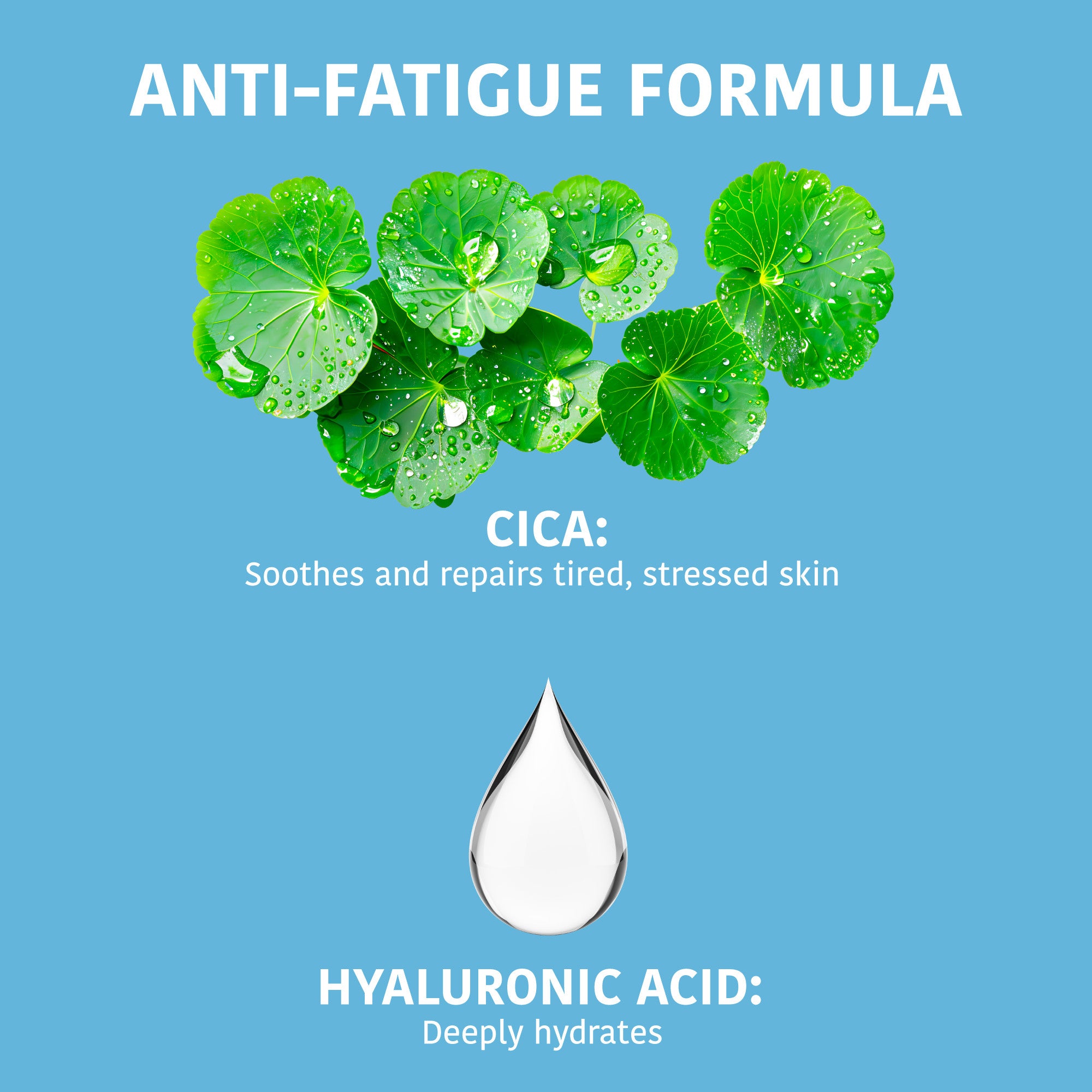JET LAG RECOVERY Anti-fatigue Mask with CICA