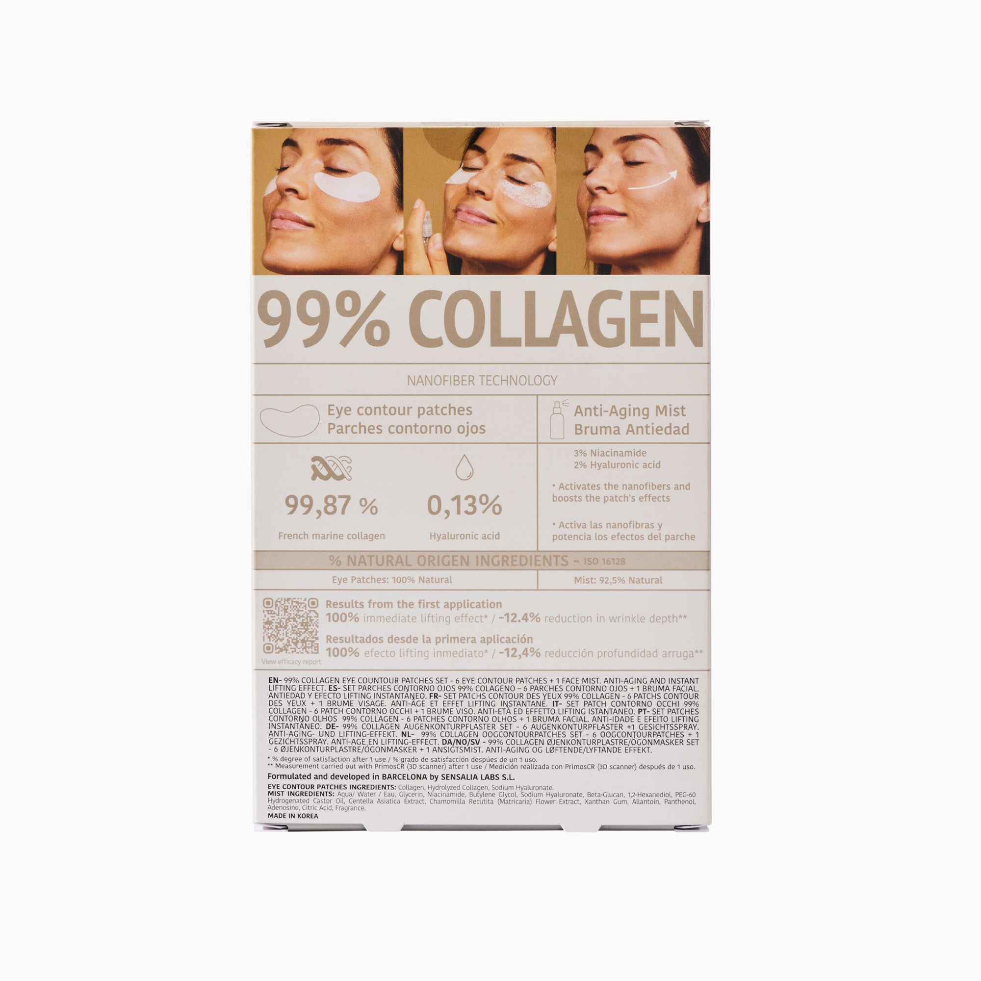 Lifting Eye Patches 99% Collagen
