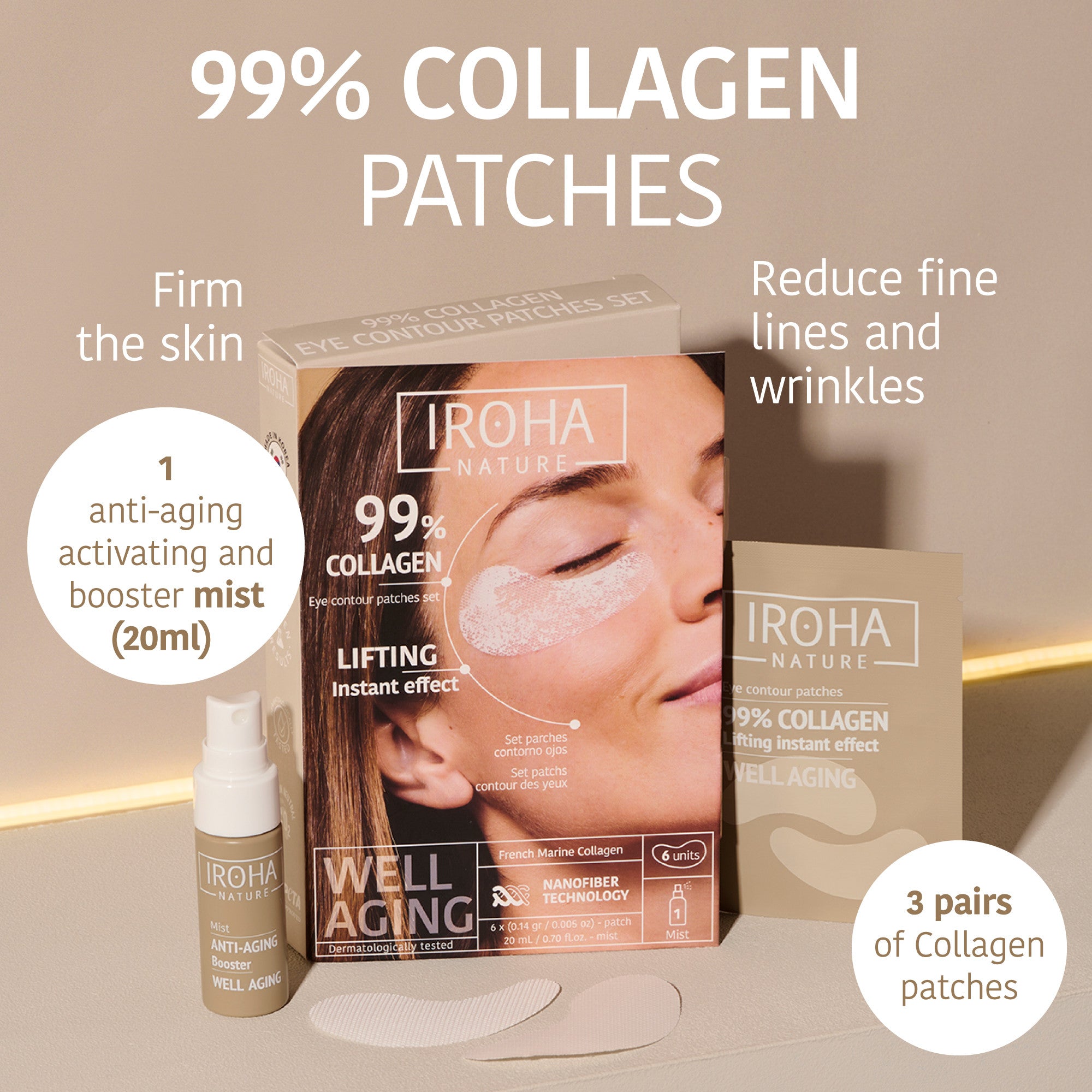 Lifting Eye Patches 99% Collagen