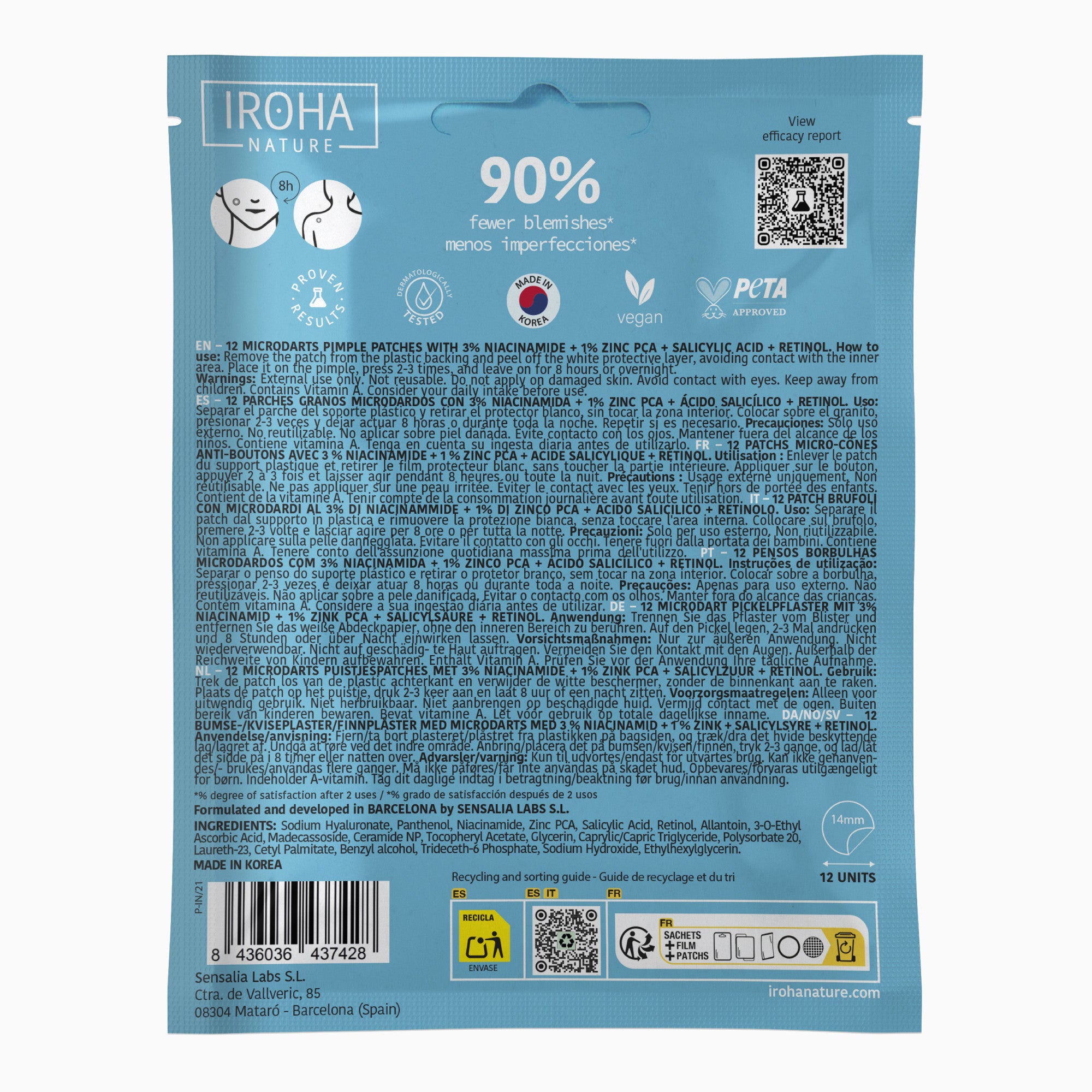 Microdarts Pimple Patches with Salicylic Acid