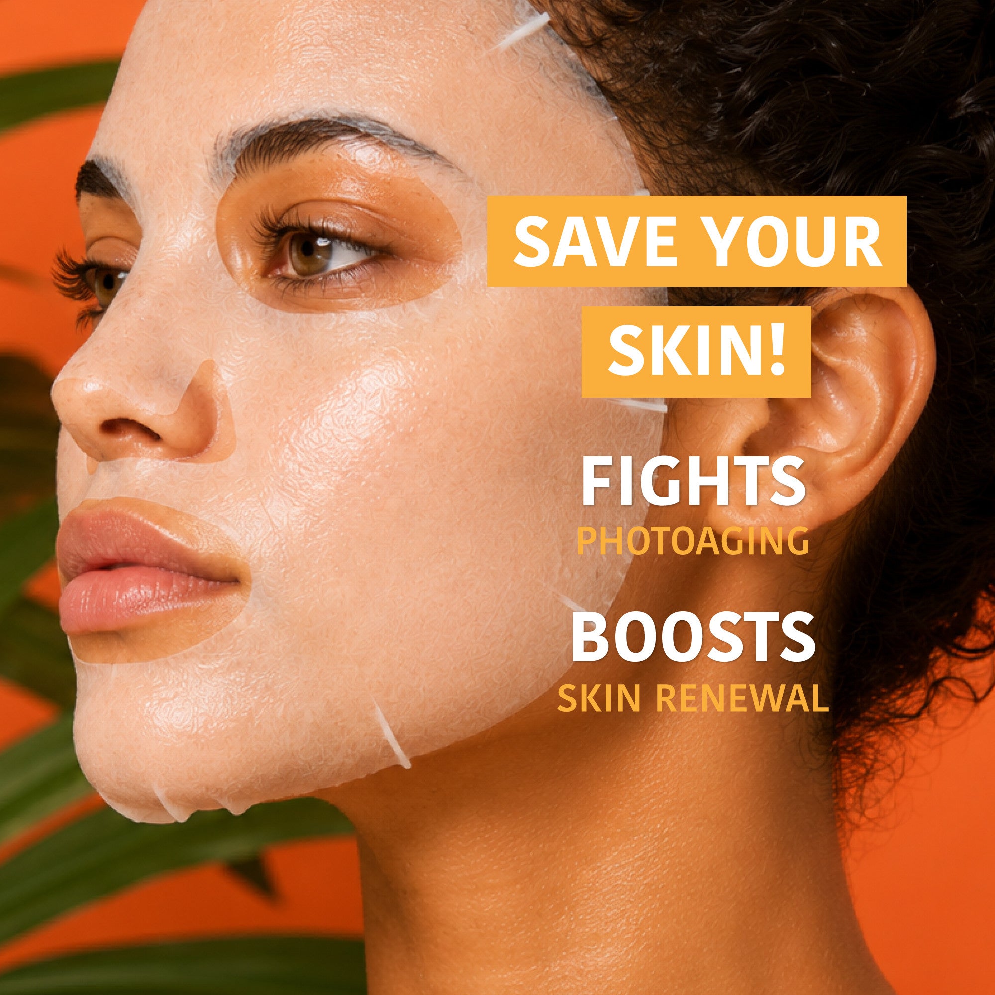 Peeling AHA Face Sheet Mask with Papaya