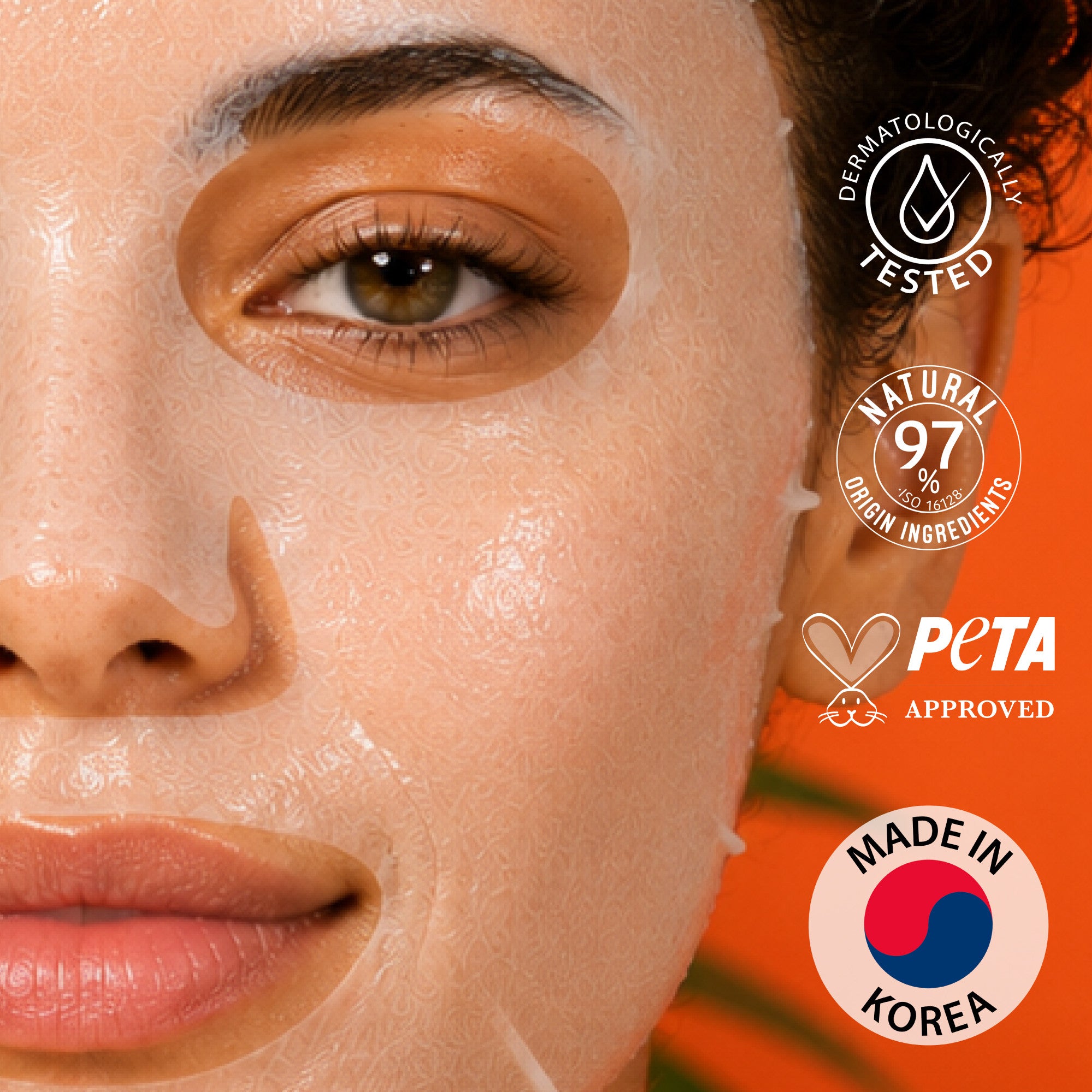 Peeling AHA Face Sheet Mask with Papaya