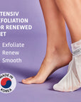 Peeling and Exfoliating Foot Mask with Glycolic Acid