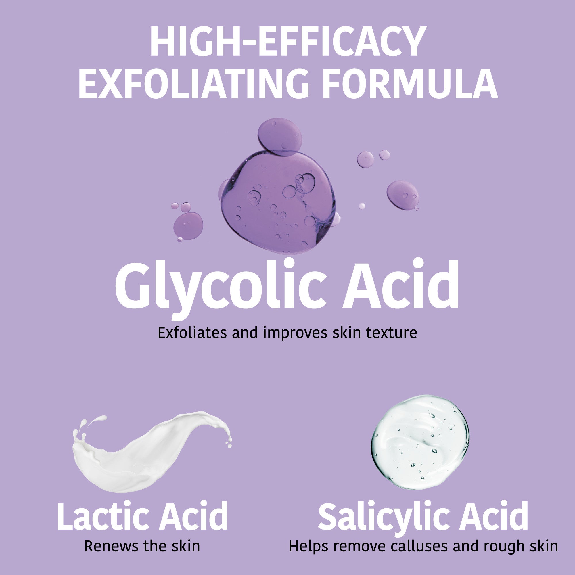 Peeling and Exfoliating Foot Mask with Glycolic Acid