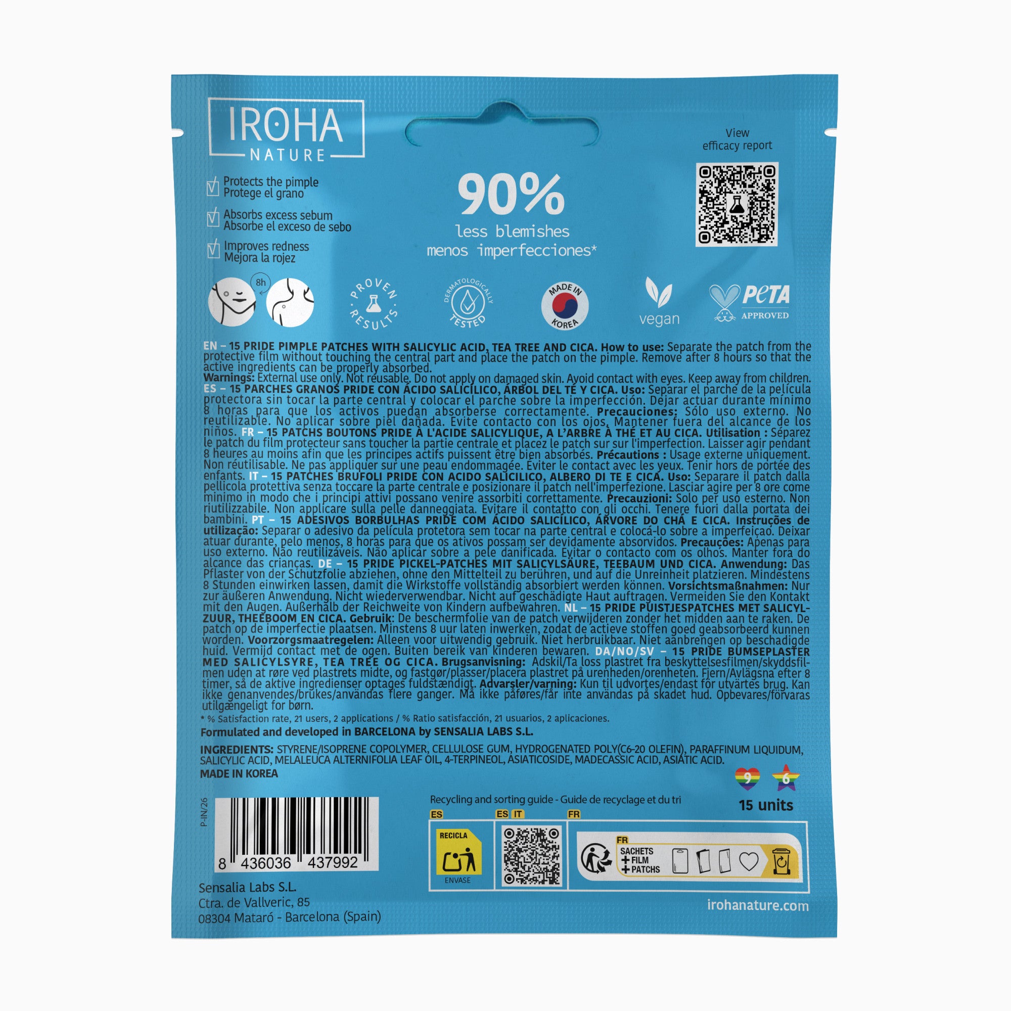 PRIDE Pimple Patches with Salicylic Acid