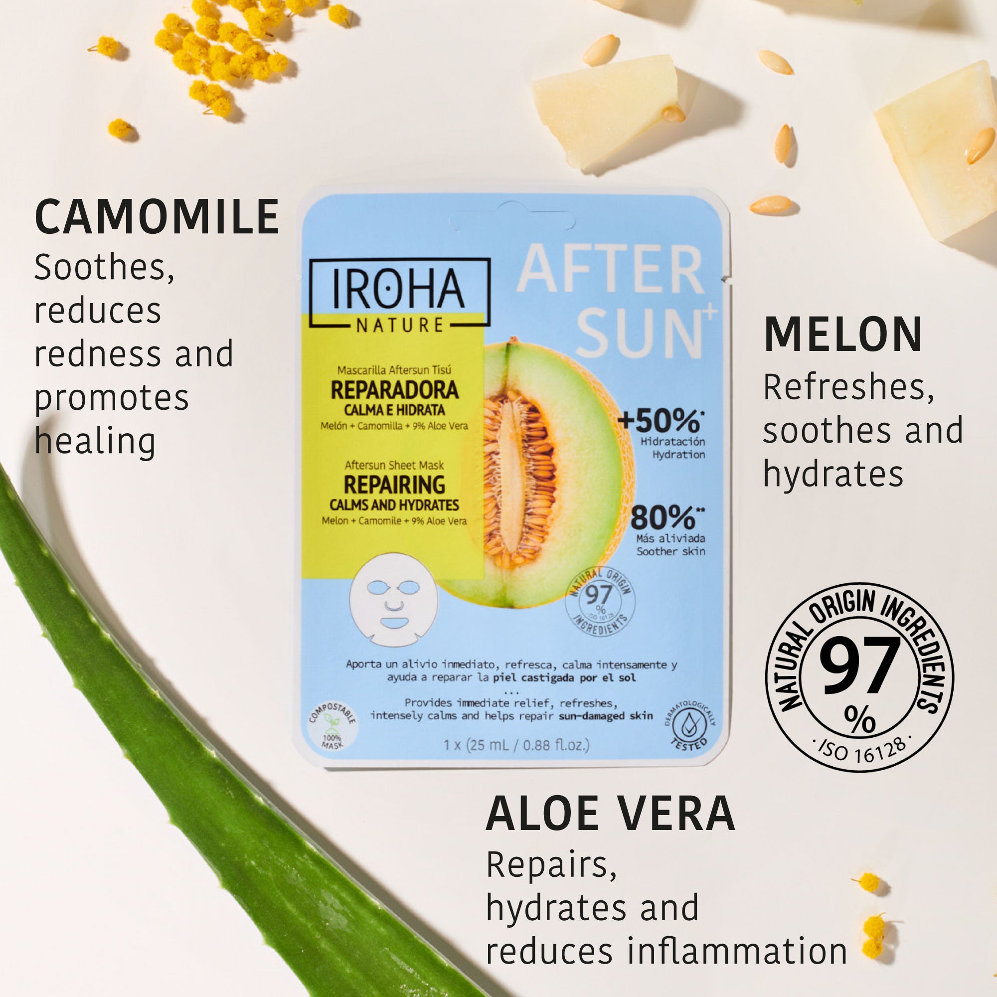 Repairing Aftersun Face Sheet Mask