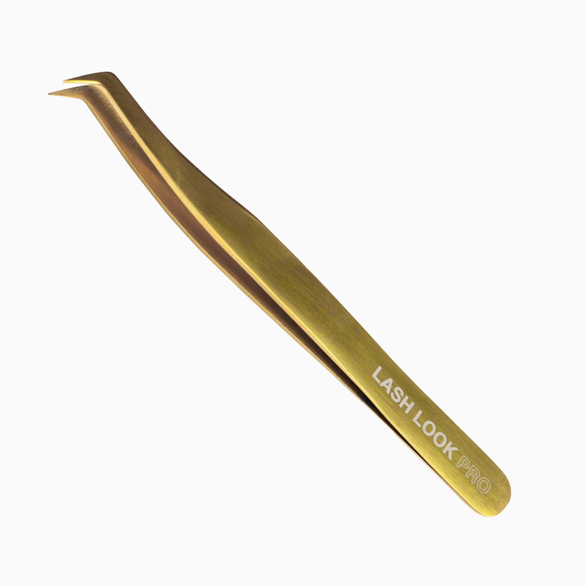 Avrundet volum pinsett gull - Lash Look