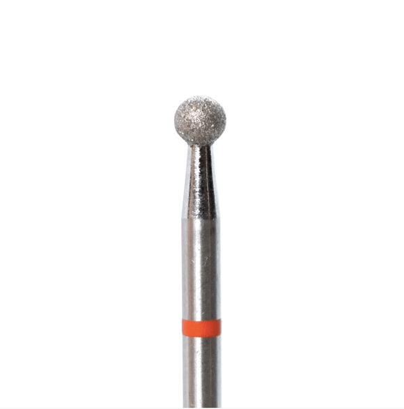 Kopi av Diamond nail drill bit "ball" red, head diameter 5 mm - BYŪTI