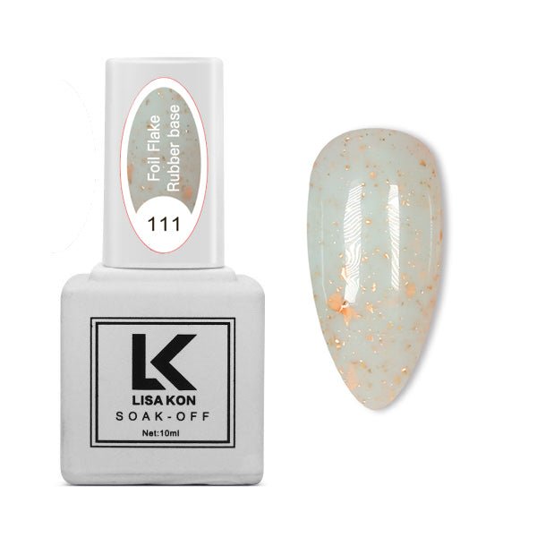Kopi av Foil Flake Rubber Base 111 - Light Mint - Lash Look