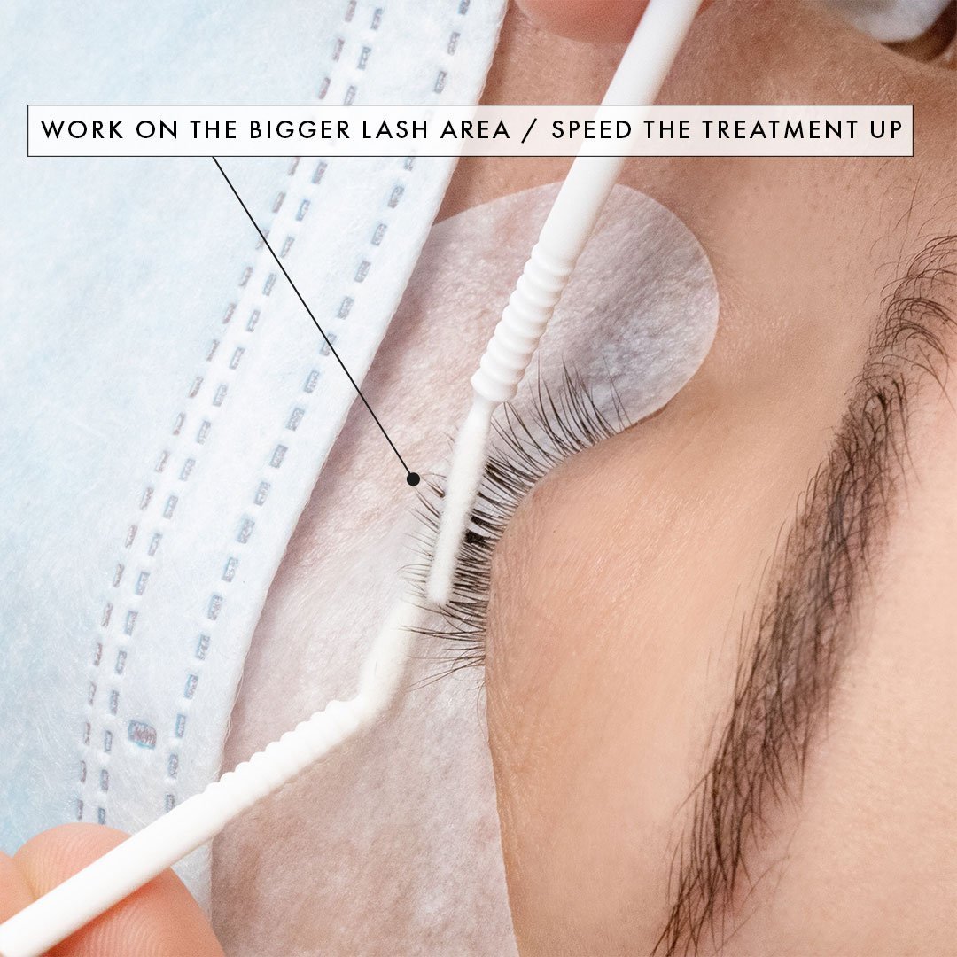 LONG TIP bøybare mikrobørster - Lash Look