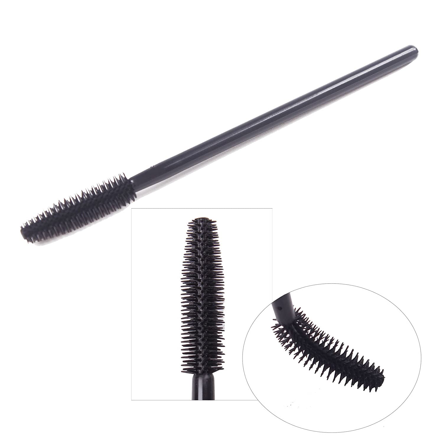 Maskarabørster sort silikon - Lash Look