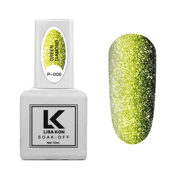 Platinum Glitter Green Diamond - 006 - BYŪTI