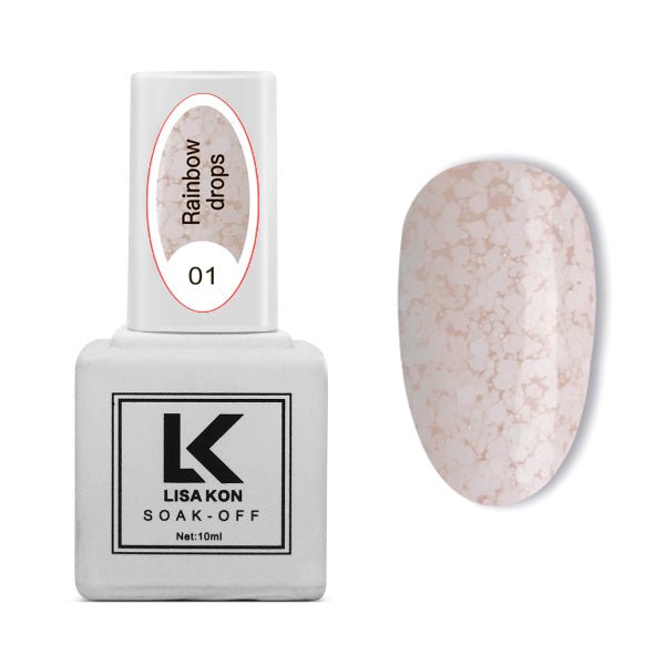 Rainbow drops - white - 01 - Lash Look