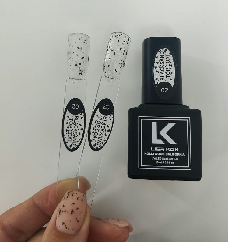 Top coat Black flakes - Lash Look